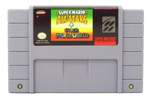 Cartucho Fita Jogo Super Mario World Super Nintendo Snes em