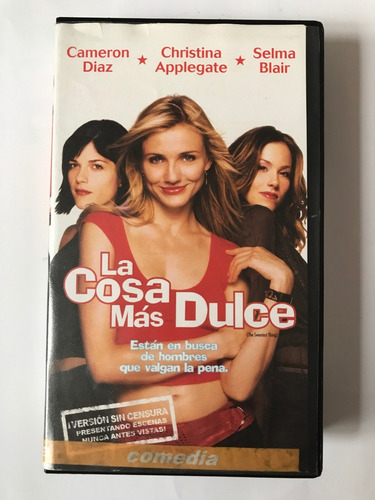 Vhs La Cosa Mas Dulce The Sweetest Thing Cameron Diaz (Usado)
