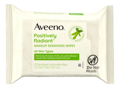comprar Toallitas Limpiadoras Faciales Desmaquillantes Aveeno Positi
