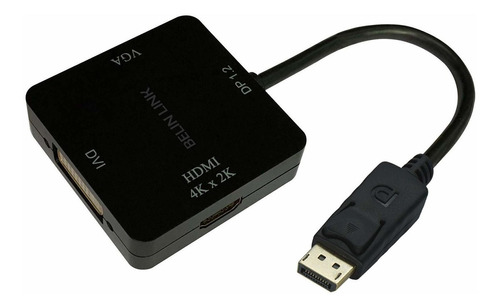 Adaptador Dp A Hdmi Vga Dvi Displayport A Hdmi Dos Adaptador