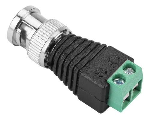 10x Conectores Bnc Macho Con Terminal Verde Cctv