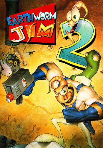 Cartucho 16 Bit Juego Sega Megadrive Genesis Jim Earthworm 2