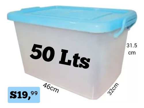 Caja Multiuso 50 Litros Duraplas. Calidad 