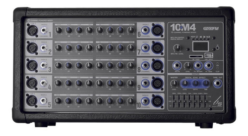 Consola Amplificada Backstage 10m4 Usb,  10 Canales