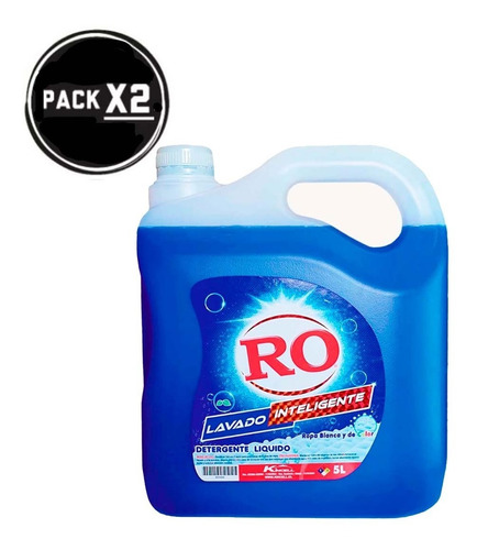 Detergente Liquido Ro 5 Litros Lavado Inteligente Nuevo