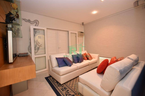 Imagem 11 de 30 de Casa Na Praia, Condomínio Fechado, Alto Padrão, 6 Suítes, Piscina, Churrasqueira, 4 Vagas, Acapulco, Guarujá. - Ca0283
