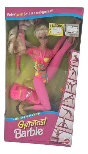 Barbie Gymnast 1993 Ginasta Antiga Mattel 80 90 