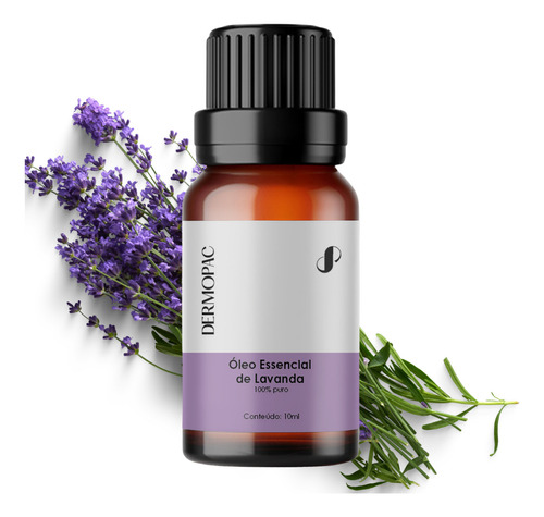  Óleo Essencial de Lavanda 100% Puro Aromaterapia Natural Dermopac 10ml