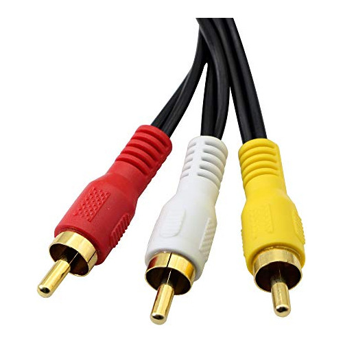 Gintooyun 3 Rca Macho A 6 Rca Hembra Audio Video Splitter Ca