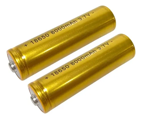 Bateria Para Lanterna 3,7v 18650 8000mah - 2 Unidades | MercadoLivre