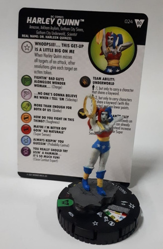 Heroclix Harley Quinn #024 Wonder Woman 80th Anniversary Dc