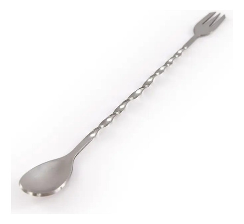 3 Cucharas Mezcladora 32cm Bar Acero Inoxidable Coctelera