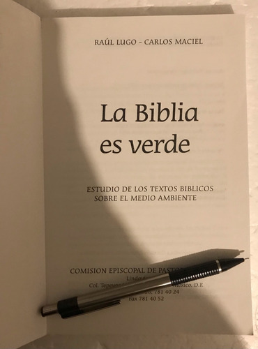 Biblia Es Verde, La. Lugo, Raúl Y Maciel, Carlos (Usado)