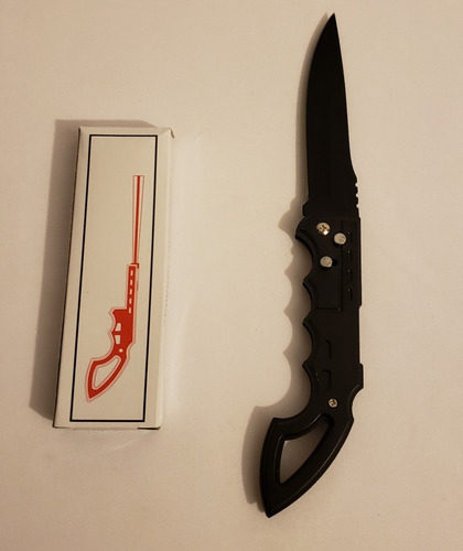 Navaja Stainless Steel Militar Tipo Pistola