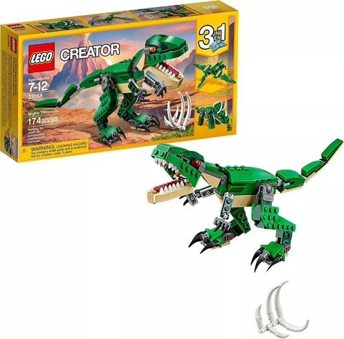 Lego Creator 31058 Dinosaurios 3 En 1 Nuevo Original