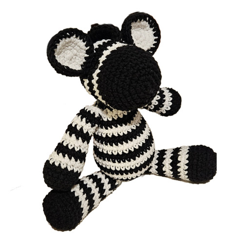 Amigurumi Tejido Juguete Bebes Crochet Montessori Zebra Hilo
