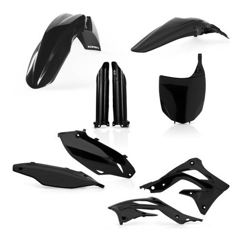 Kit Plasticos Cachas Acerbis Full Kxf 450 2012 Negro Rider