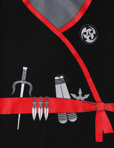 Cosland Camisa Ninja Para Niños Pequeños, Disfraz De Hallowe