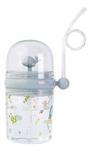 Vaso De Agua Para Bebé De 260 Ml Con Pajita A Prueba De