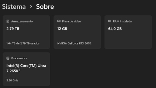 Alienware Aurora R16 Rtx5070 Ultra 7 265kf 64gb 1tb 1 Tb 64 Gb Rtx 5070 (Usado)