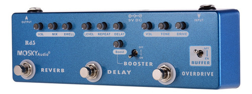 Pedal Of Effect Mosky Audio Rd5 Blue