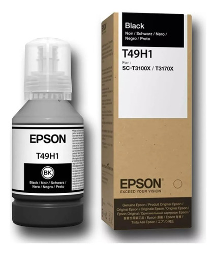 Botella Tinta Epson T49h1 Negro Sc-t3100x/ T3170x Origin