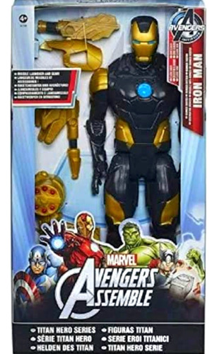 Iron Man Titan Hero Bunker Buster Avengers 30 Cms Marvel Leg (Usado)
