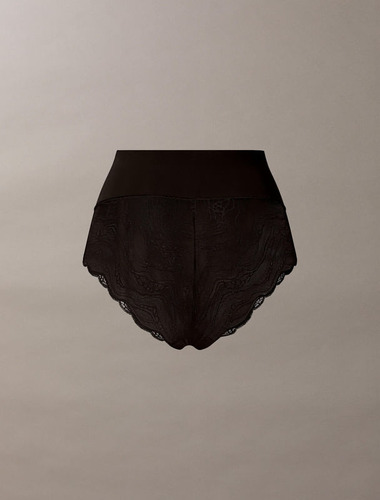 Slips Calvin Klein Negro De Mujer Shapewear Sensual Stretch
