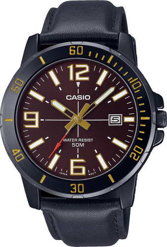 Casio Mtp-vd01bl-5bv Reloj Deportivo Analógico Casual Con