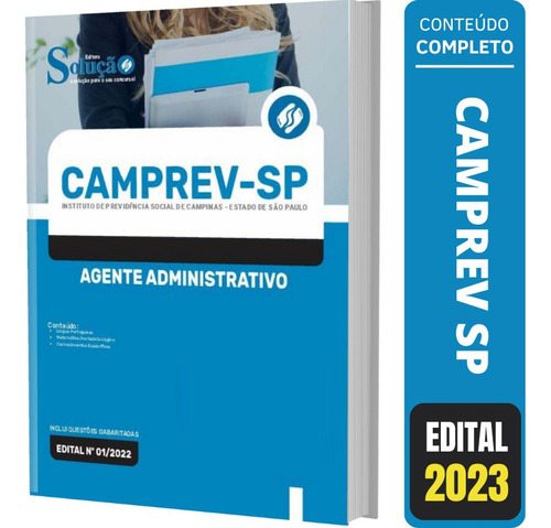 Apostila Concurso Camprev Sp - Agente Administrativo