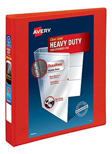Fichário Avery Heavy Duty View De 3 Anéis, 1 Anel One Touch