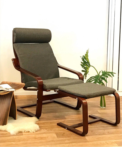 Puff Apoyapies Volgar Color Walnut Madera