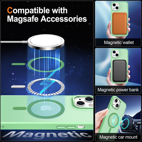 Capa Hython Para iPhone 15 Plus Capa Magnética Fosca