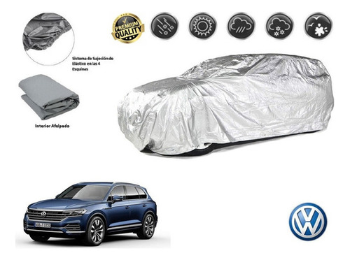 Forro Cubreauto Afelpada Premium Vw Touareg 3.6l 2019