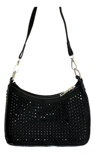 Mini Bag Cartera Importada De Brillos Strass - Tendencia