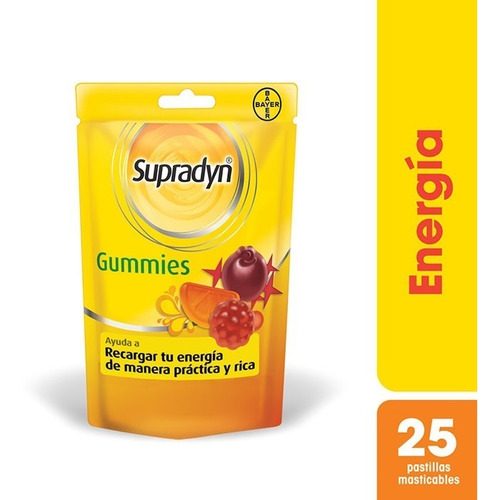 Imagen 1 de 6 de Supradyn Supradyn Gummies X 25 Pastillas