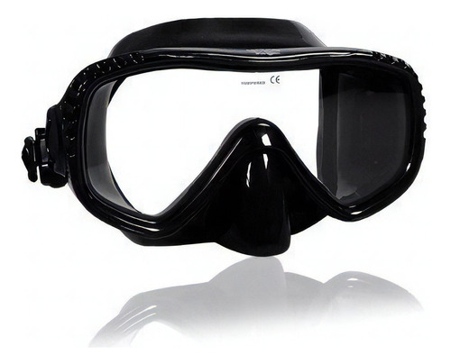 Visor Buceo Escualo Modelo M66 Color Silicon Negro