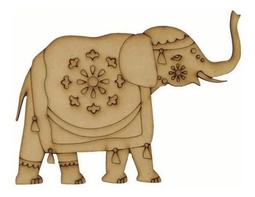 50  Elefante Hindu - Para Pintar Y Decorar