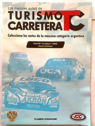 Auto A Escala 1:43 Ford V8 La Galera 1965 Colecc. Tc. N 20 Rojo/azul (Usado)
