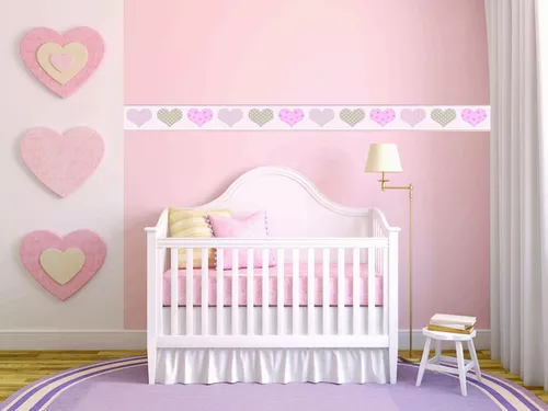 Painel de parede adesivo para quarto infantil Formas e cores