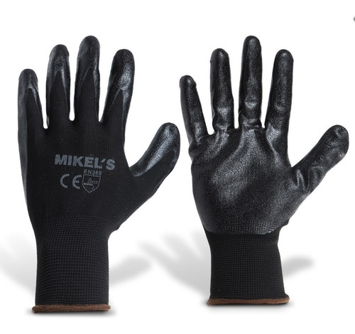 Guantes Nylon C/espuma Nitrilo Grandes Gen-2g Mikels