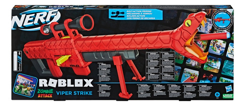 Nerf Roblox Zombie Attack Viper Strike Con 6 Dardos