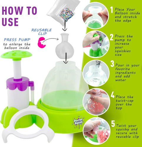 Herramienta De Slime Doctor Squish, Brilla Con Glitter
