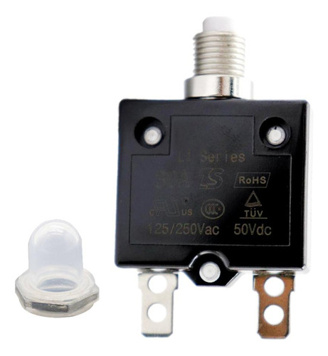 Interruptor De Botón Térmico Disyuntor De Sobrecarga 30a