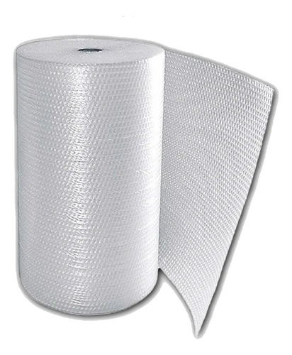 Rollo De Burbujas Plásticas Stendy 50cmx50mts Pluri Bol Con 3 Cintas De Embalar Transparente 48x100 Mts