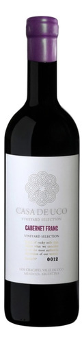Vino Casa De Uco Vineyard Selection Cabernet Franc X 750cc