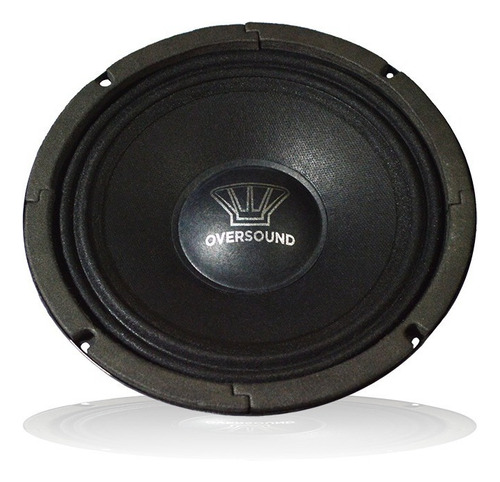 Alto Falante Oversound 6 Steel 6 150w Rms / 300w Musical 8r Cor Preto