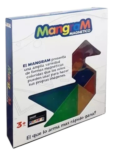 Magnific Mangram Tangram Bloques Magneticos + Cartas