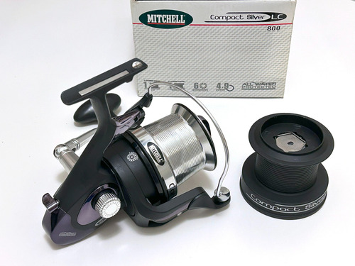 Reel Mitchell Compact Silver Lc 800 Negro Derecho/izquierdo