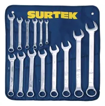 Comprar Juego Llaves Combinadas Métricas 12 Puntas 14 Pzas Surtek